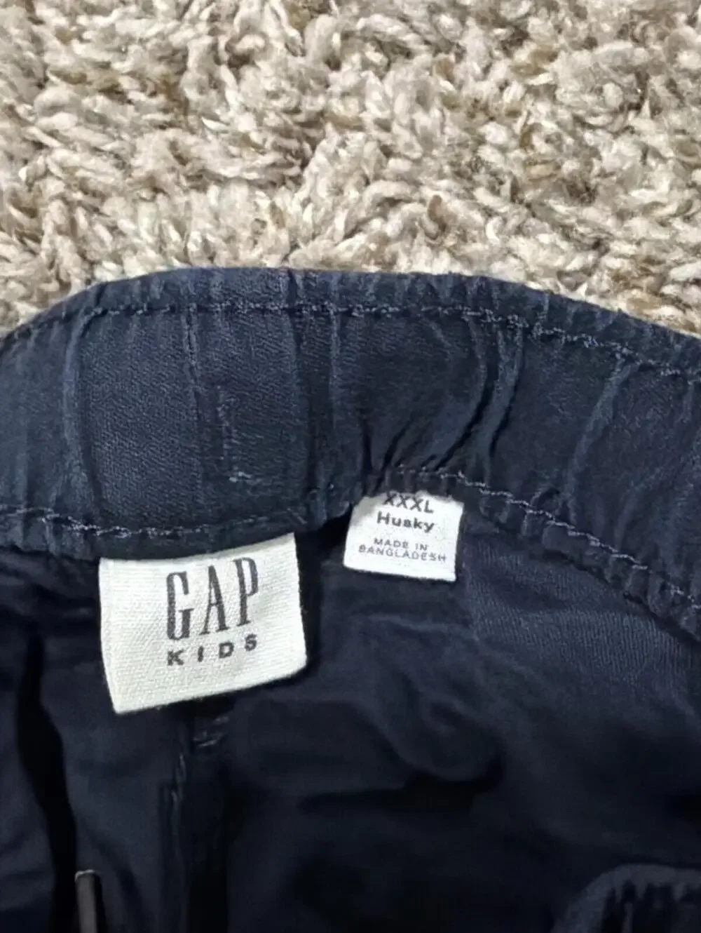 GAP Kids Navy Pull on Twill Pants XXXL Husky Navy